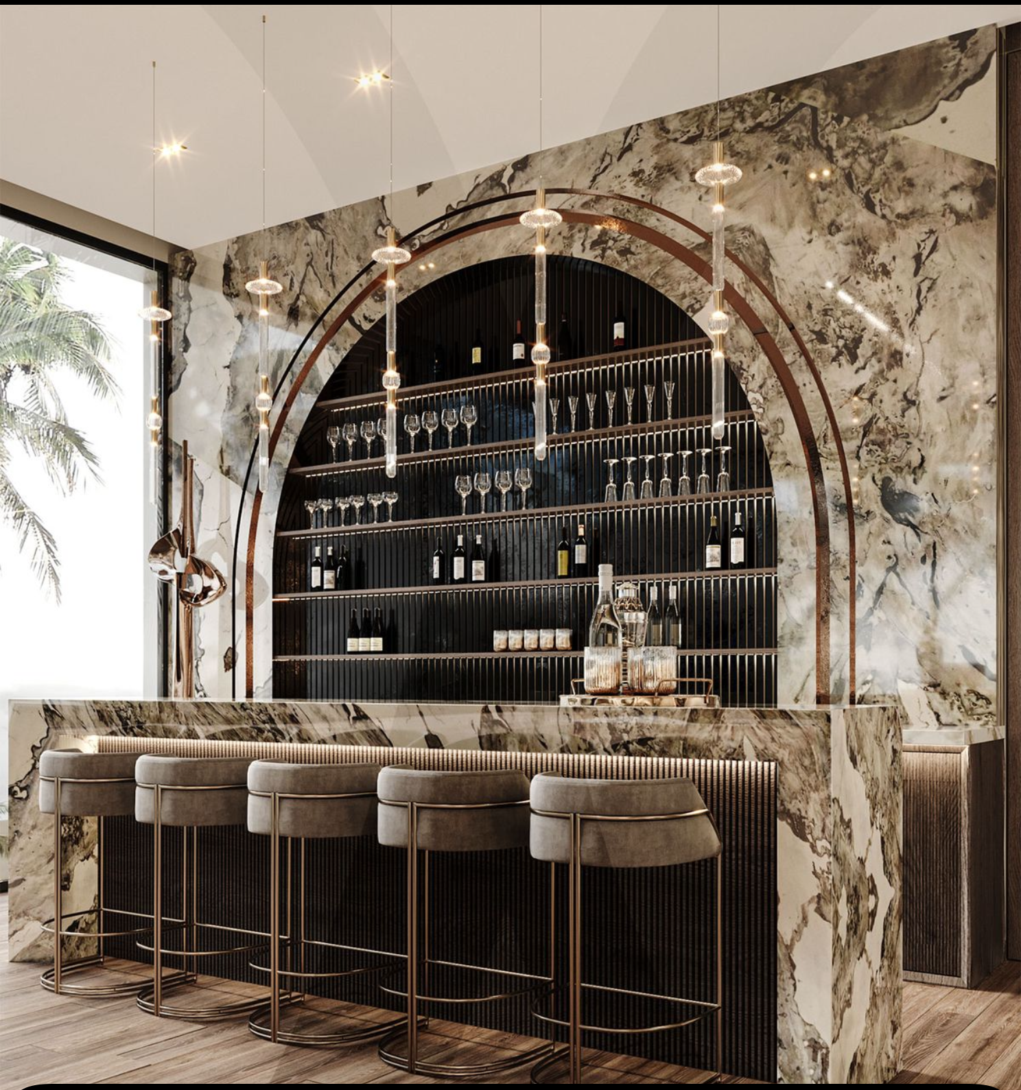 bar area decor ideas