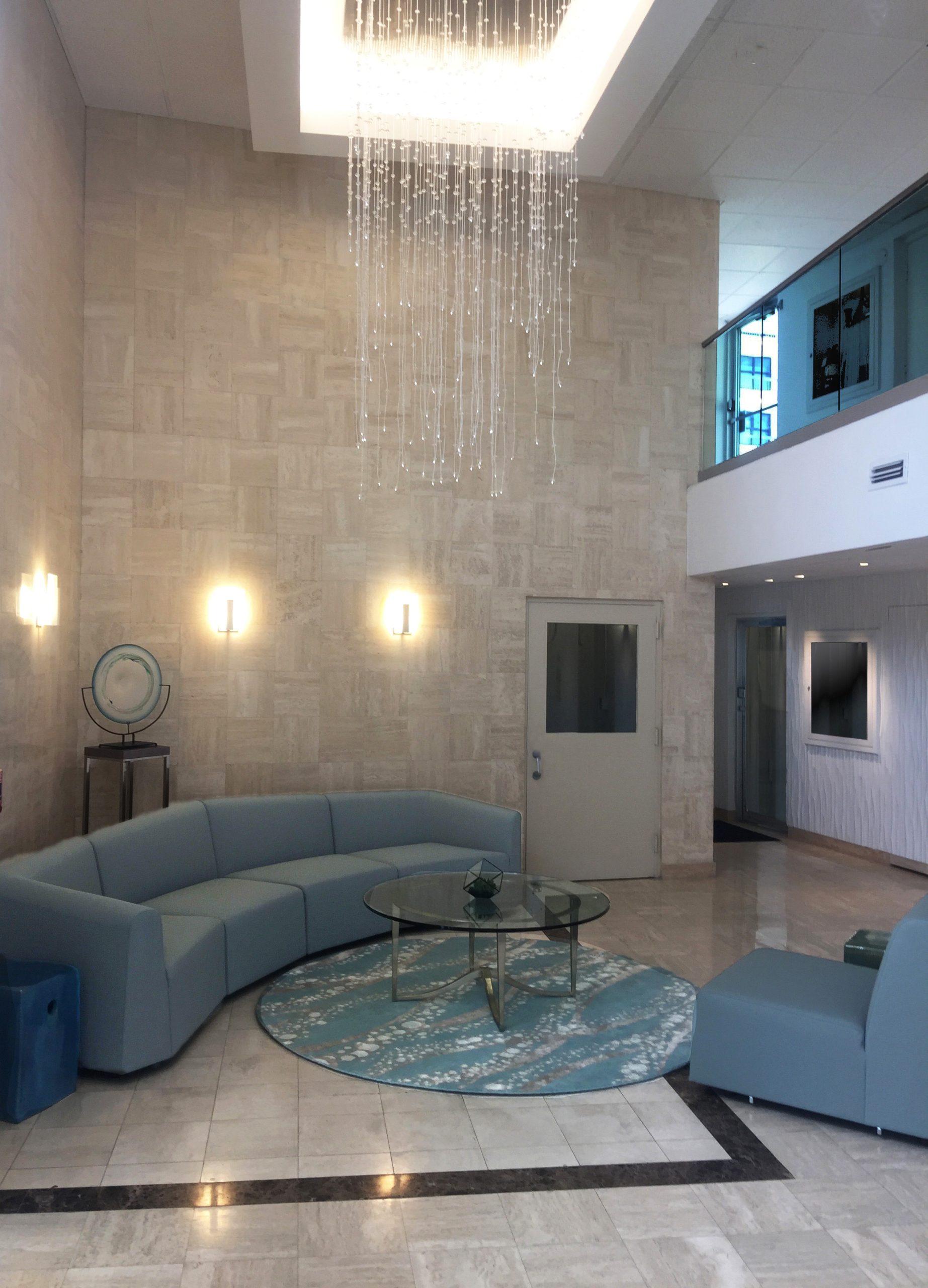 Mid Century Modern Design Style Lobby Pompano Beach Florida